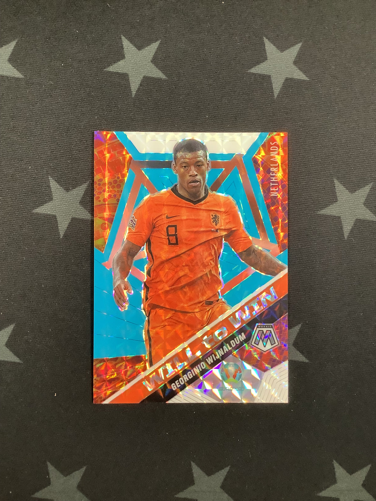 2021 PANINI MOSAIC UEFA EURO SOCCER WILL TO WIN GEORGINIO WIJNALDUM #12 /15