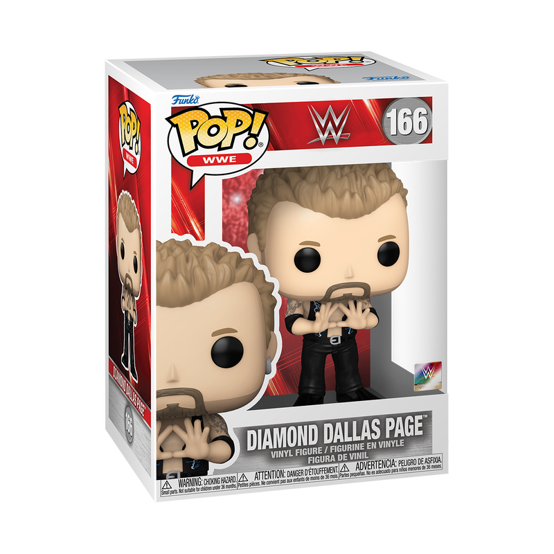 DIAMOND DALLAS PAGE FUNKO POP WWE 166 W/ Protector