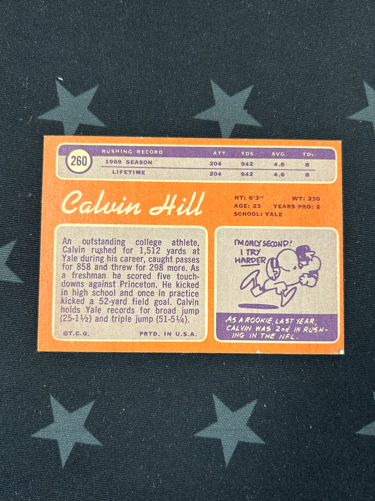 1970 TOPPS CALVIN HILL #260