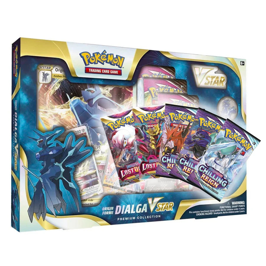 Pokemon Origin Forme Dialga VSTAR Premium Collection Box (5 Packs)
