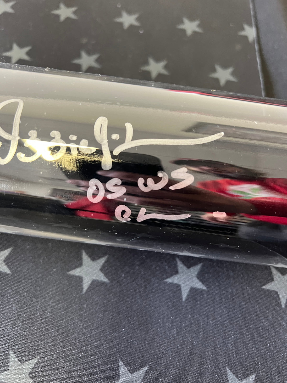 Ozzie Guillen Autographed Baseball Bat w/ Inscription JSA COA