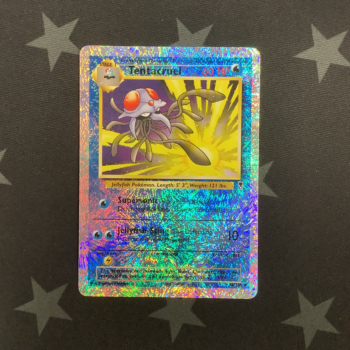 2002 Pokemon Tentacruel 66/110 Legendary Collection Reverse Holo