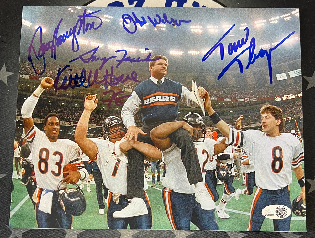 1985 Bears Autographed 8x10 Photo w/ JSA COA