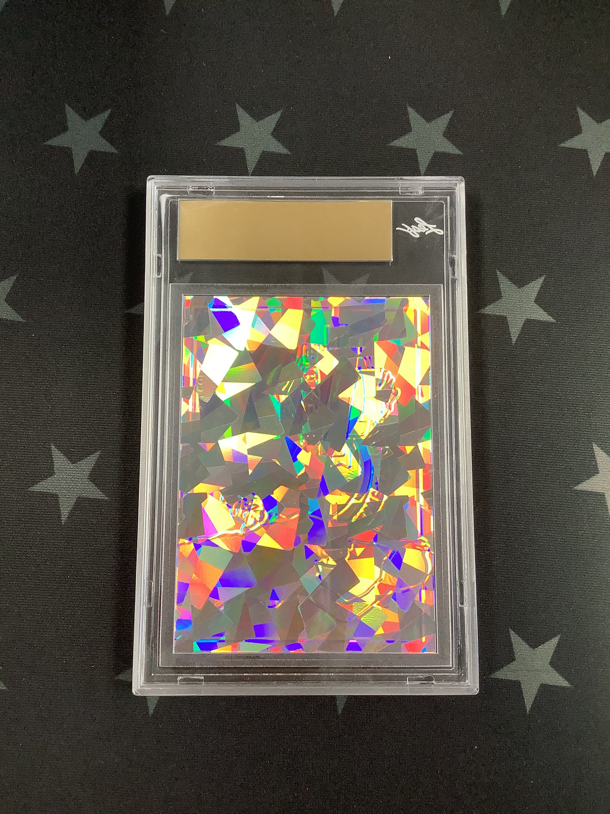 2021-22 LEAF METAL STATE PRIDE AUTOGRAPHED PRE-PRODUCTION PROOF CRYSTAL PURPLE DAIMION COLLINS 1/1