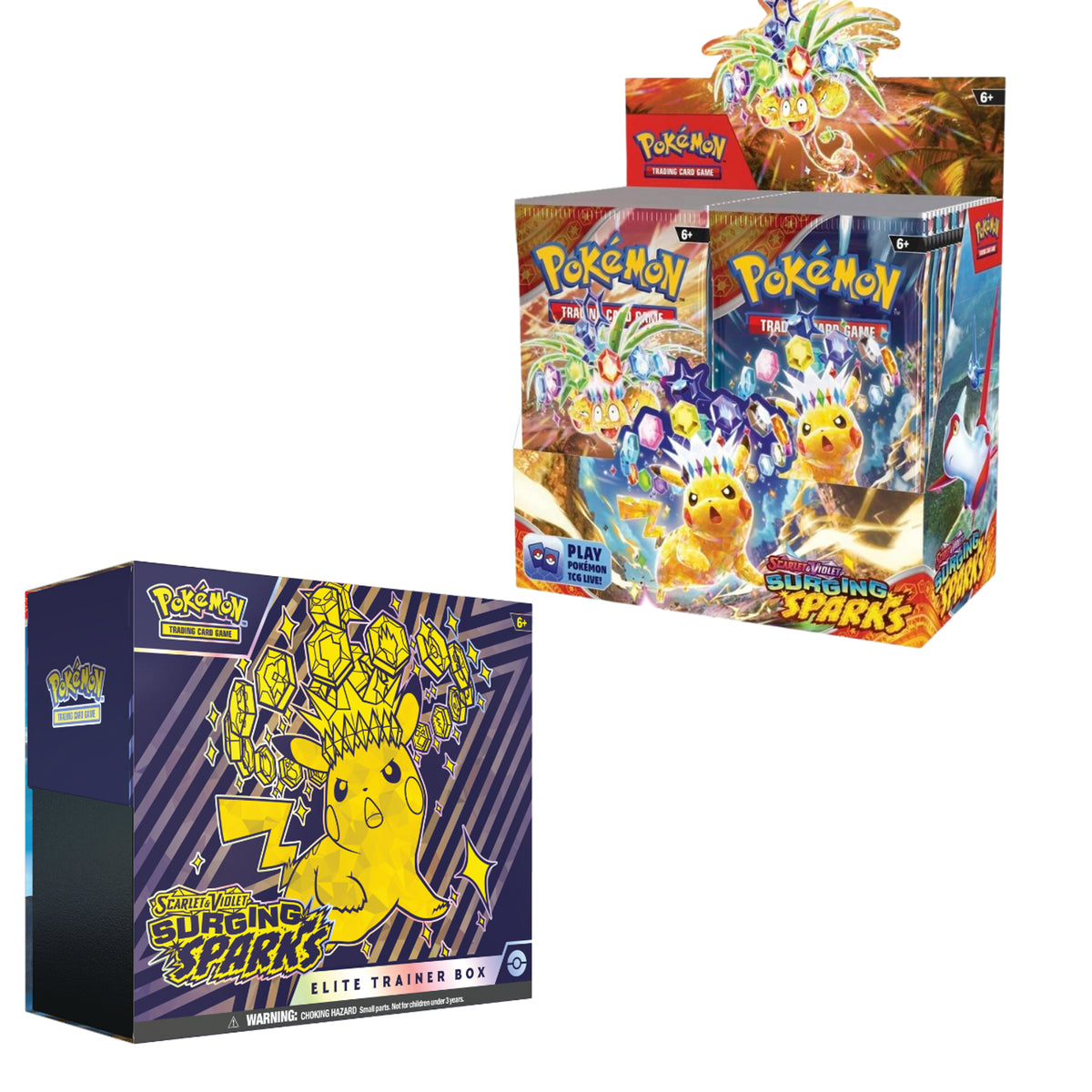 Pokemon Surging Sparks Booster Box and ETB Combo *PRESALE*