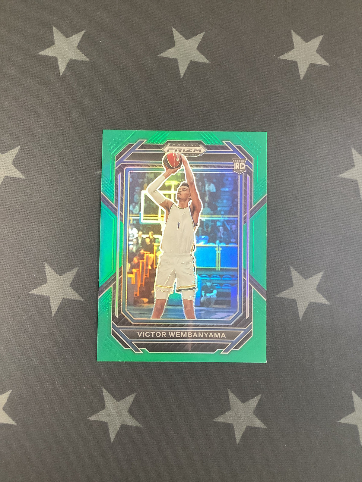 2023 Panini Prizm Draft Picks Victor Wembanyama RC #2 Green Prizm