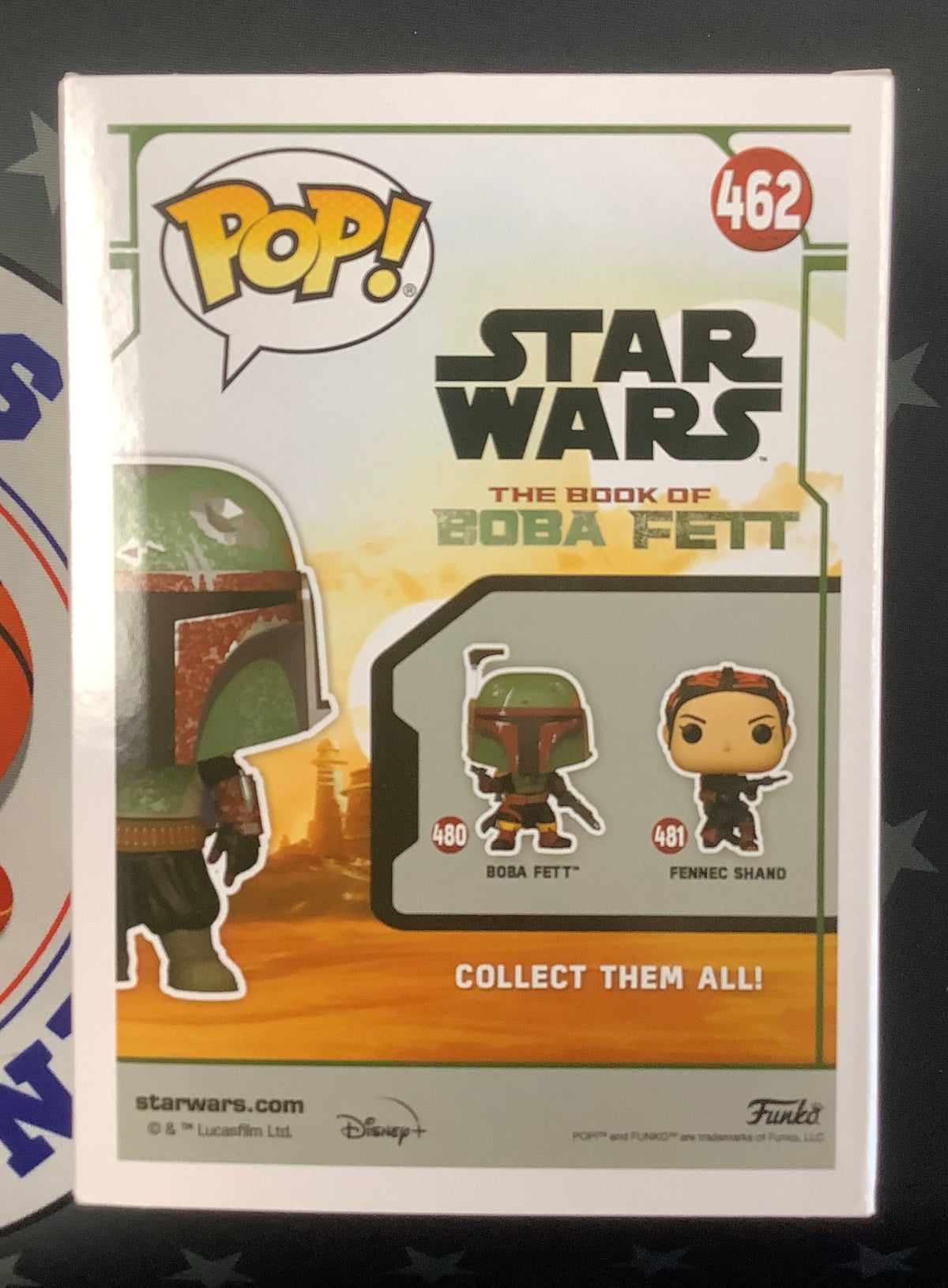 Boba Fett Funko Pop Star Wars 2022 Target Con 462 w/ Protector