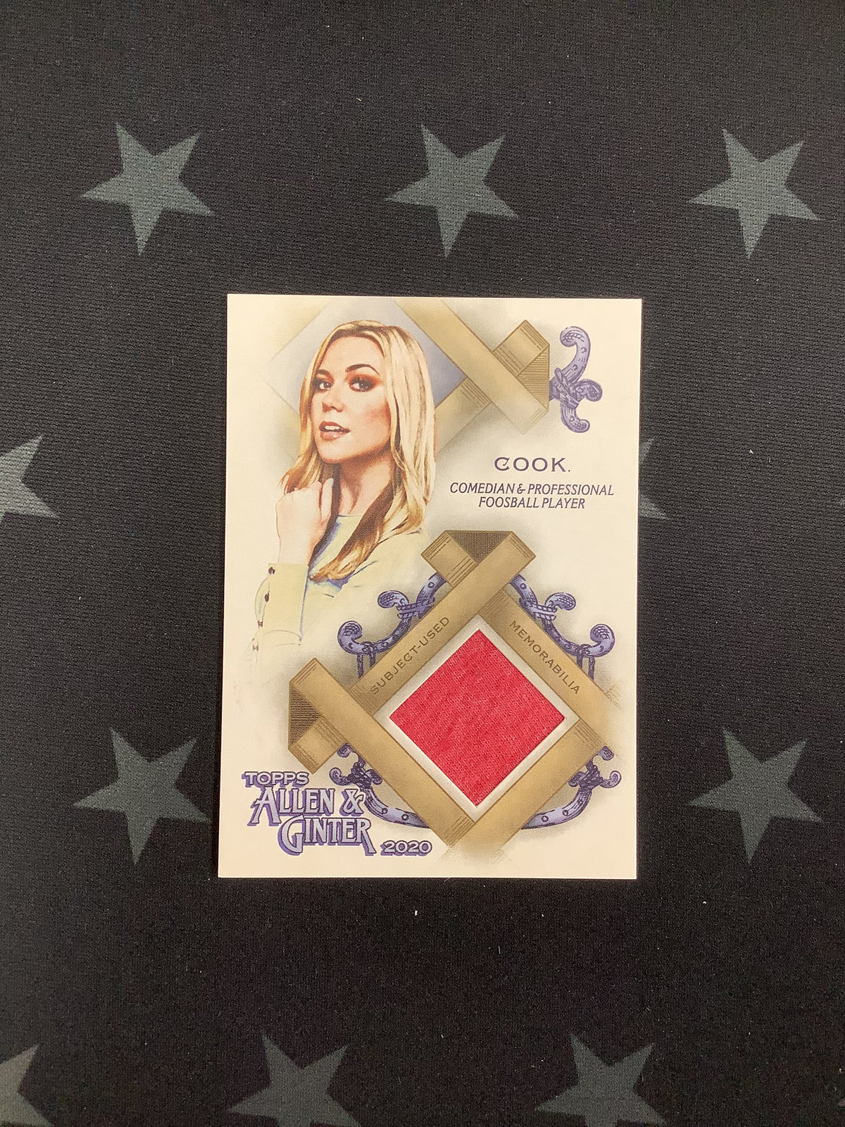 2020 TOPPS ALLEN &amp; GINTER BASEBALL KELSEY COOK PATCH #FSRA-KC