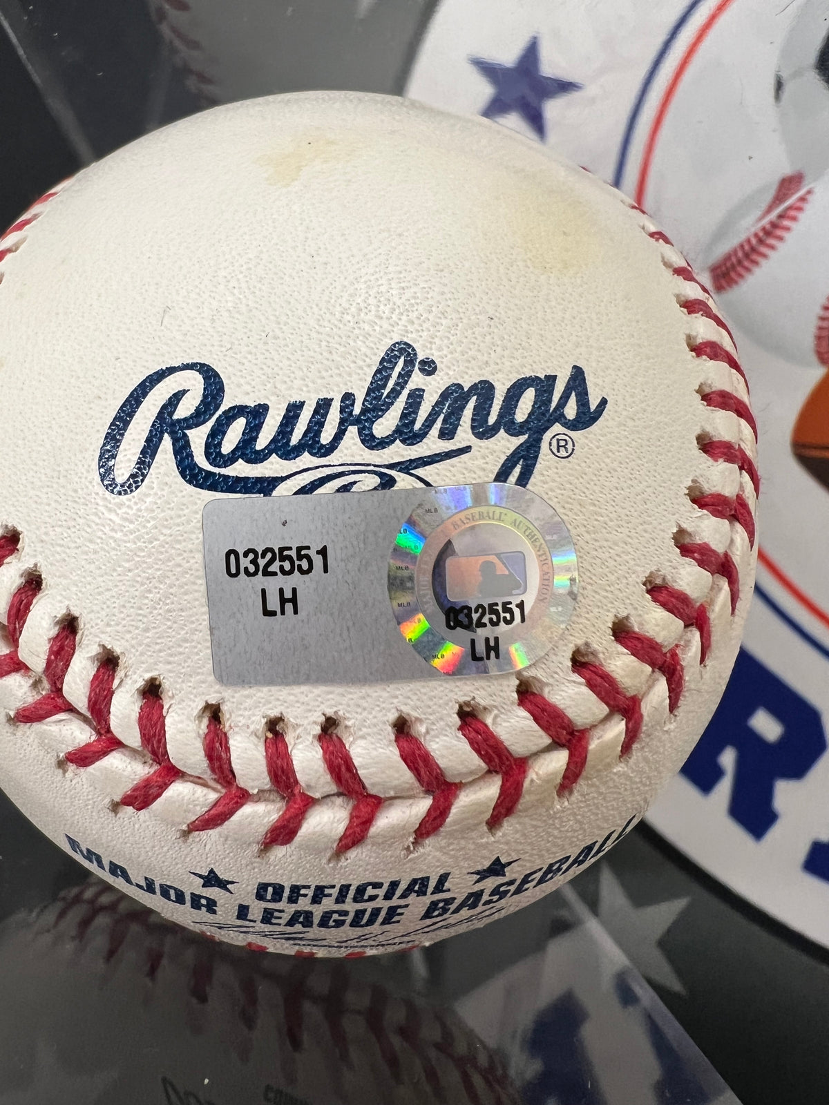 Jeff Bennett Autographed Baseball OMLB Certified Authentic