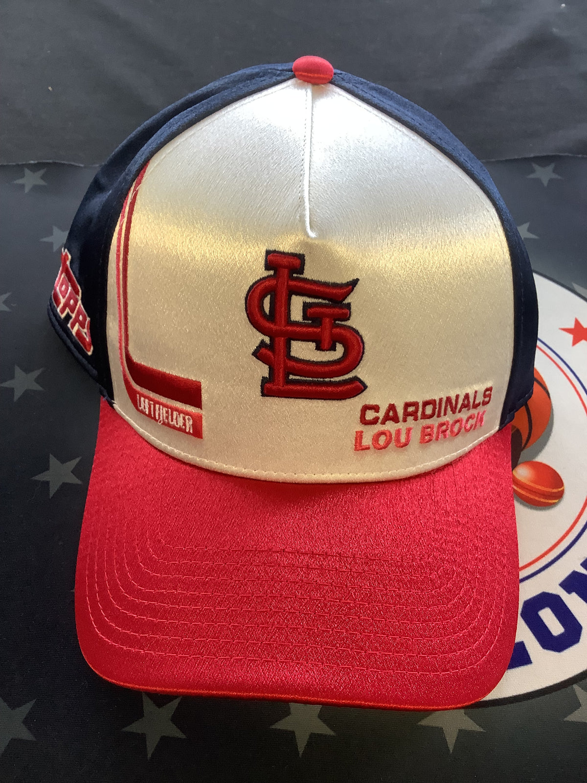 2025 Lids x Topps Fanatics Player Chase Series 2 Retro Satin Lou Brock Cardinals Hat