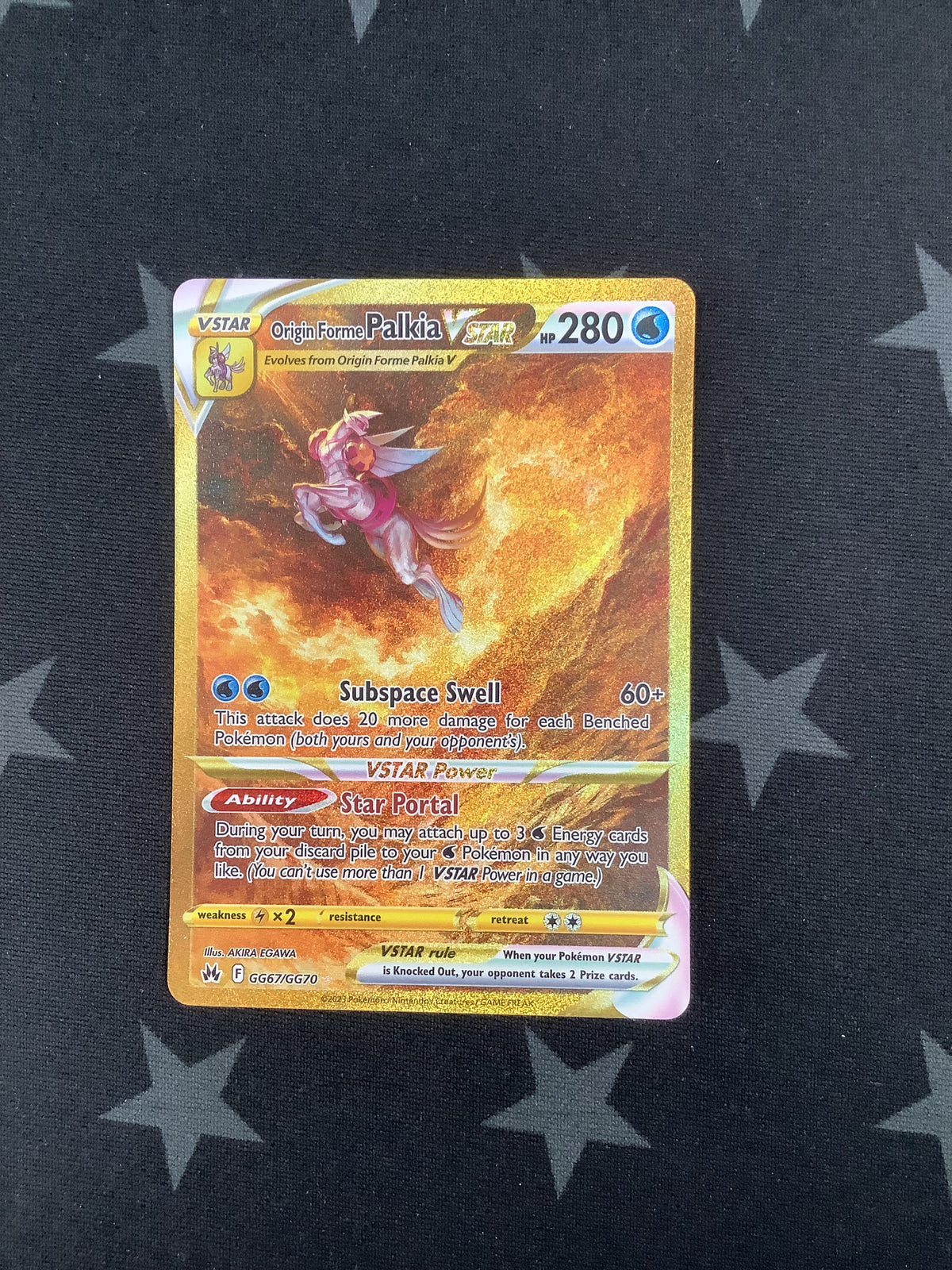 Pokemon Origin Forme Palkia VSTAR GG67/GG70 Crown Zenith
