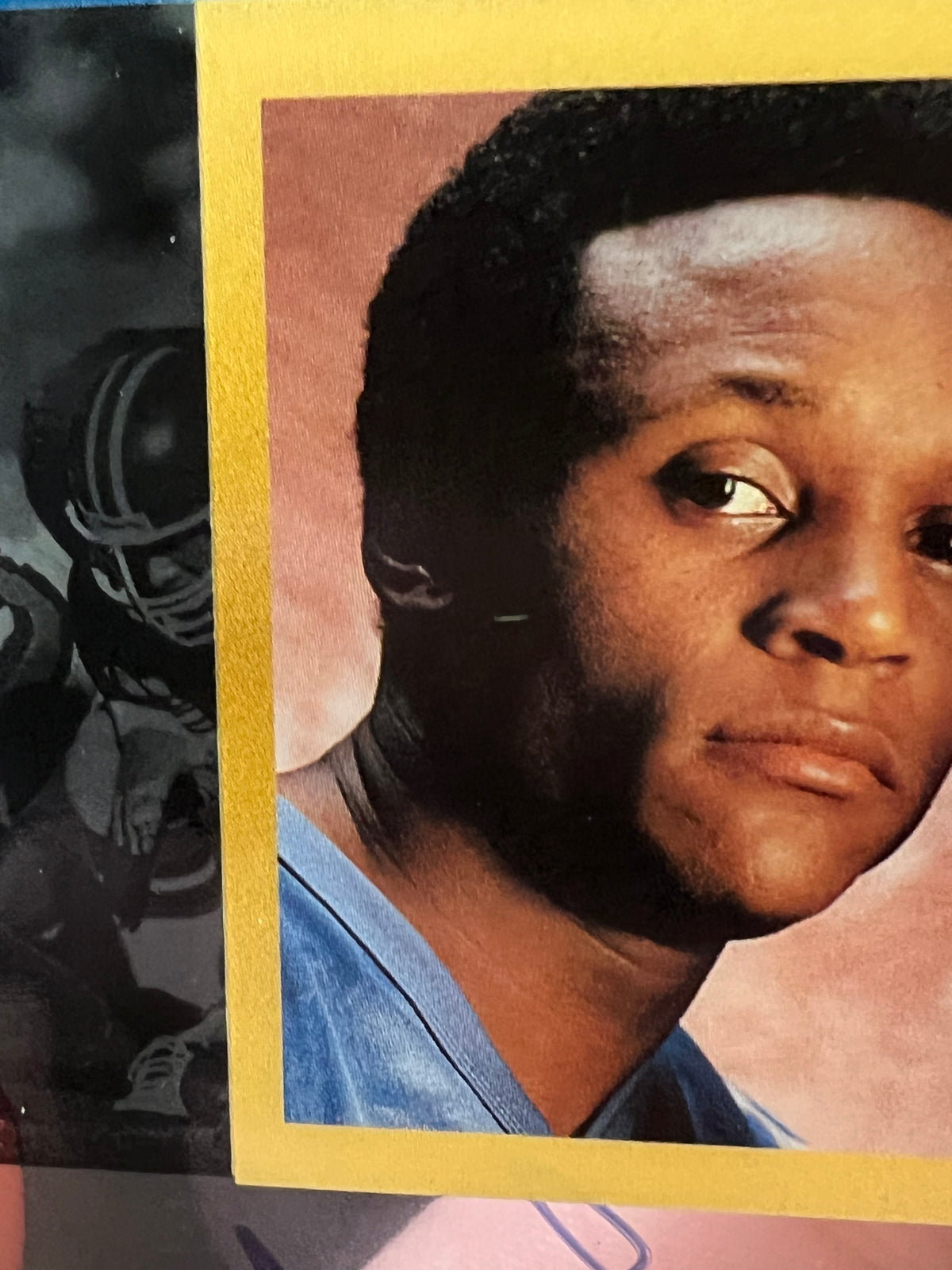 1996 Barry Sanders Pinnacle Football Laserview Auto Promo (DM)