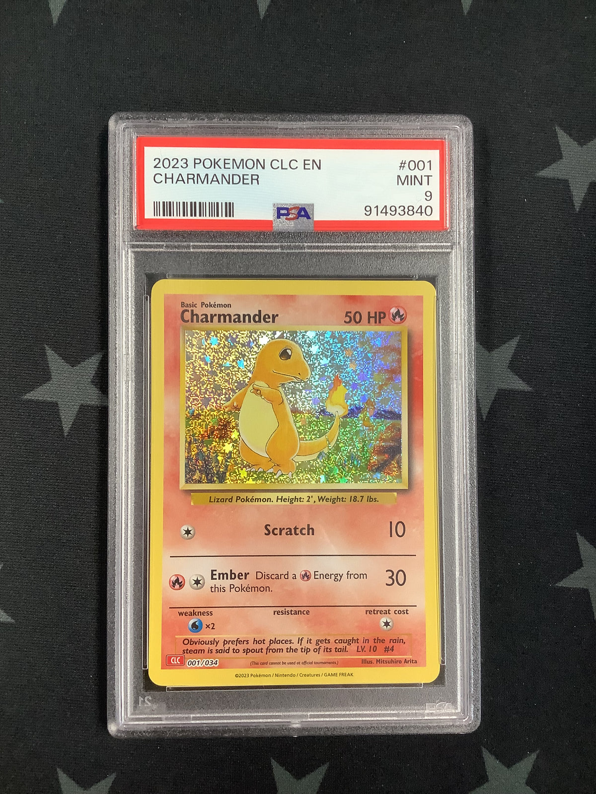 2023 POKEMON CLC EN CHARMANDER #001 PSA MINT 9 91493840