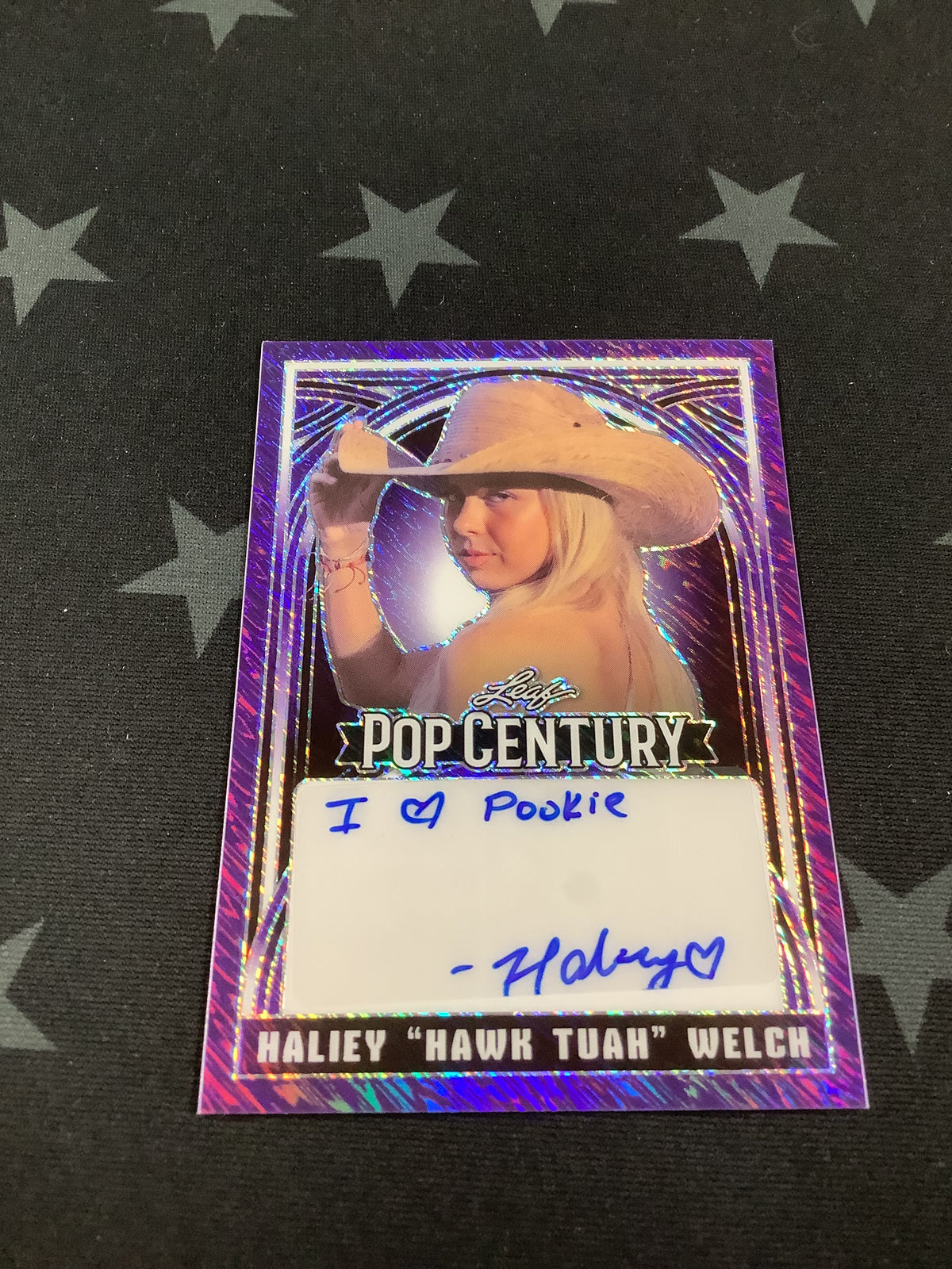 2024 Leaf Pop Century Hailey Welch Auto /45 w/ Inscription