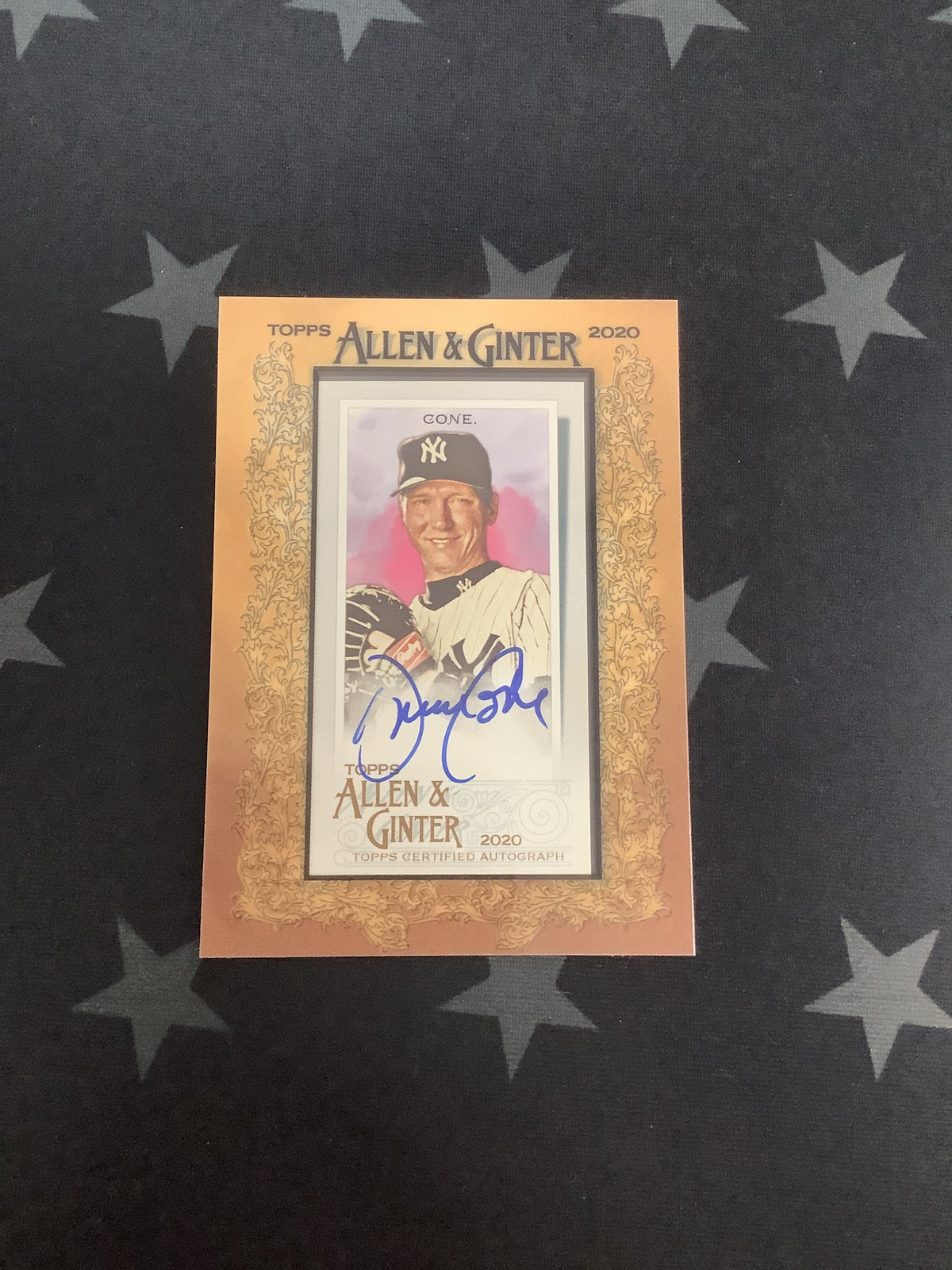 2020 Topps Allen &amp; Ginter David Cone #MA-DC Auto