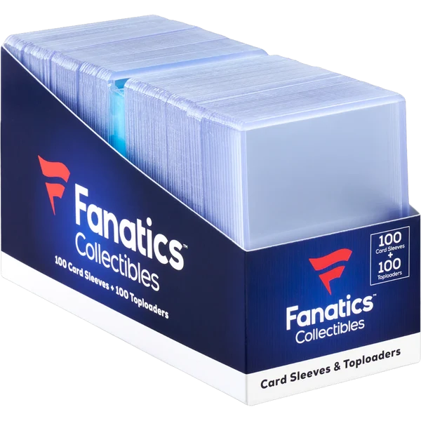 Fanatics Sleeves and Top Loaders Combo Pack (100 Count)