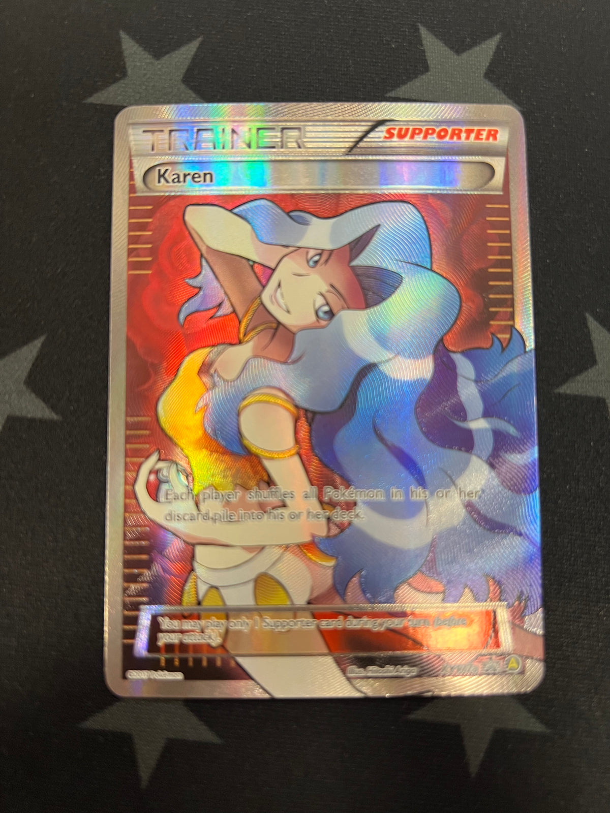 2017 Pokemon Karen X&amp;Y  XY177a (Black Star Promo)