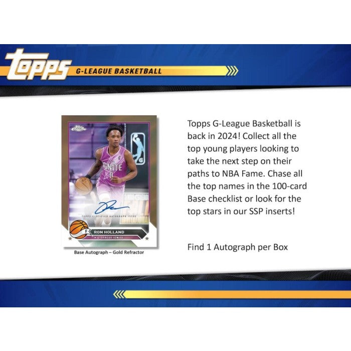 2023/24 Topps G League Basketball Hobby Box