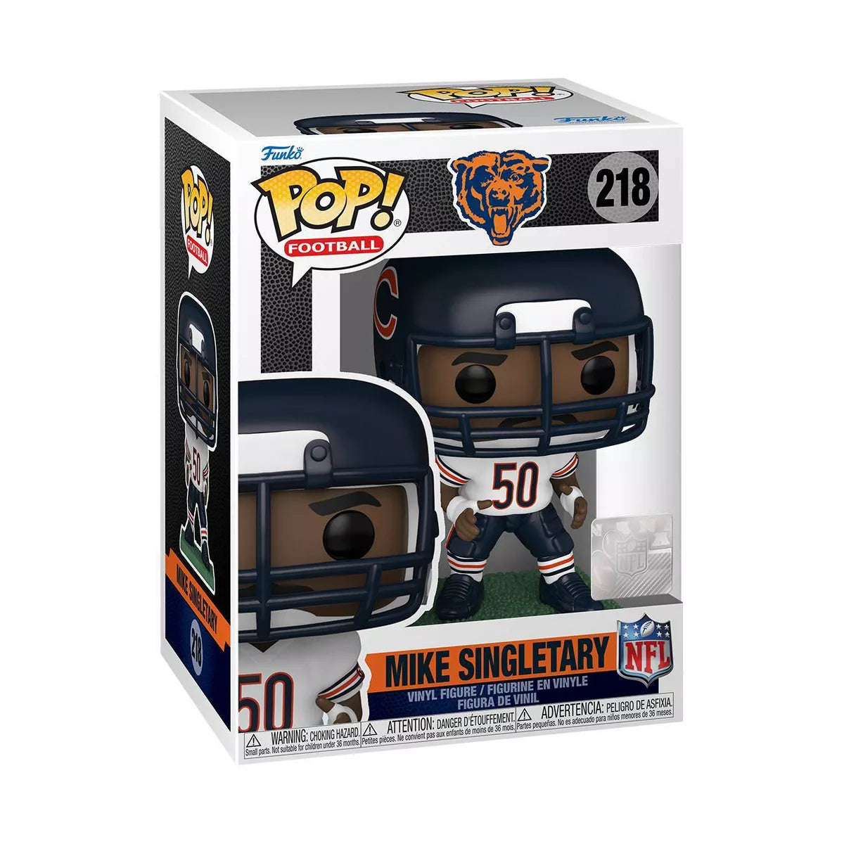 Mike Singletary Funko Pop NFL 218 W/ Protector