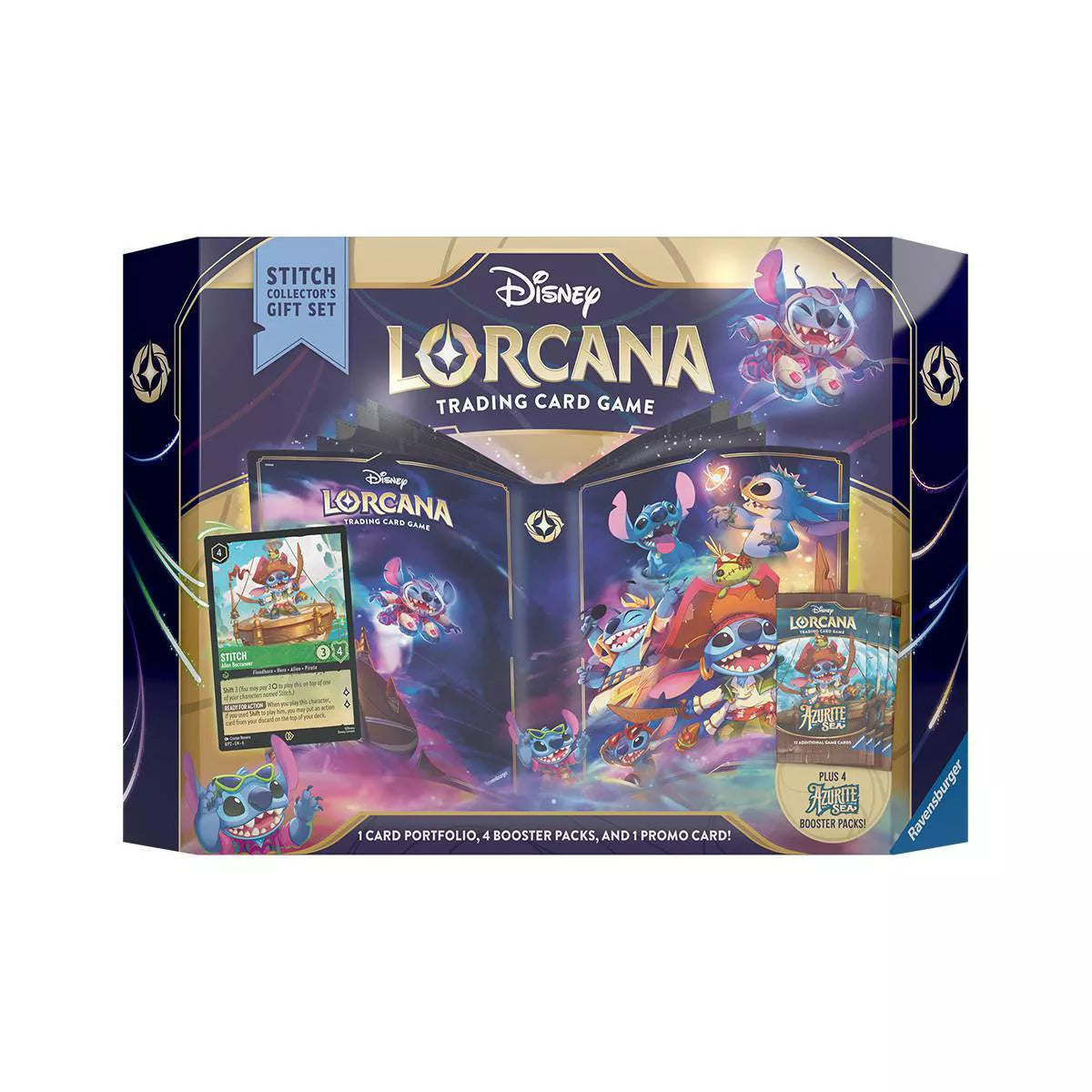 Disney Lorcana Azurite Sea Stitch Collector&#39;s Gift Set *PRESALE*