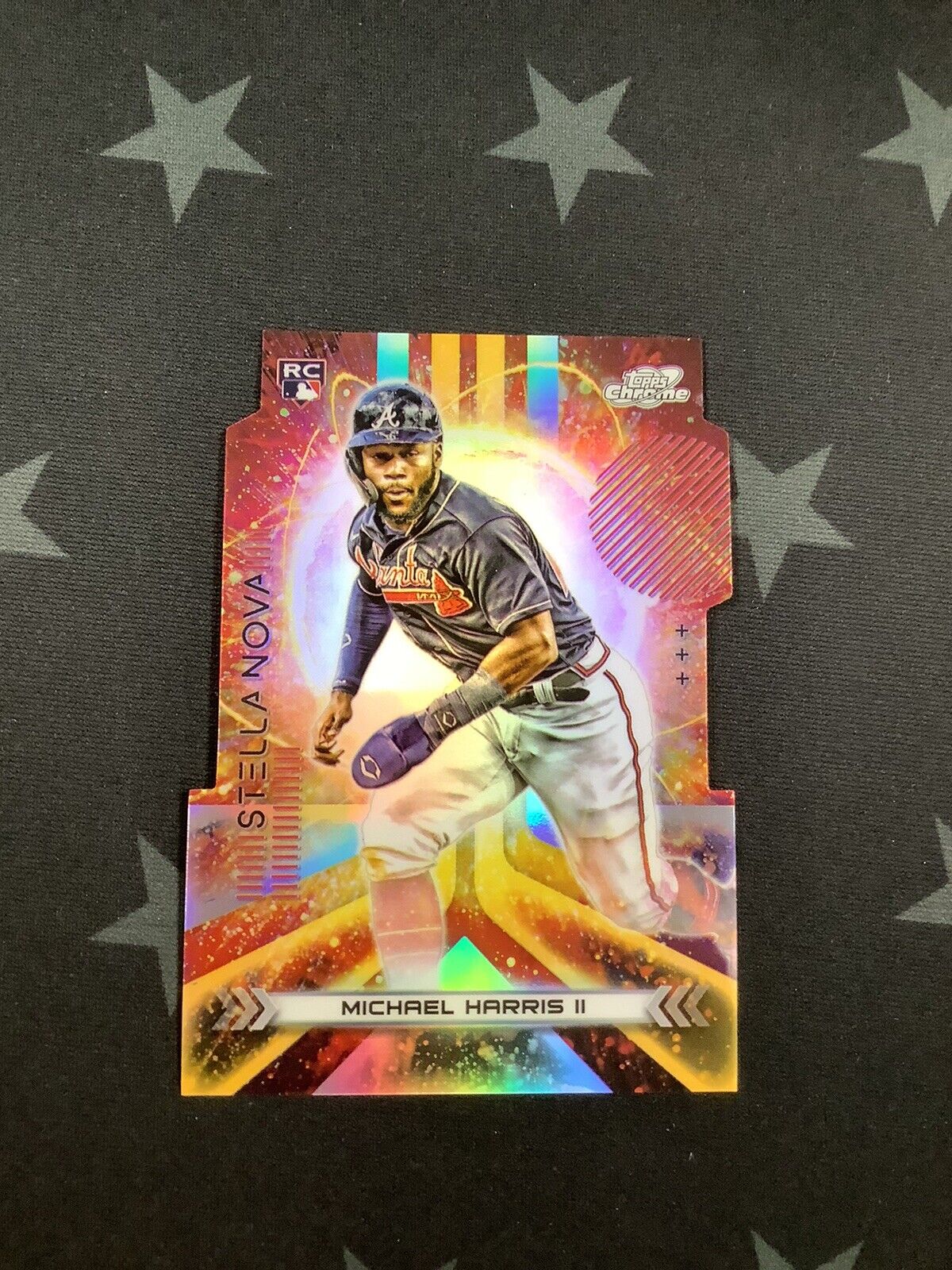 2023 MICHAEL HARRIS TOPPS CHROME COSMIC STELLANOVA DIE CUT #STN-12