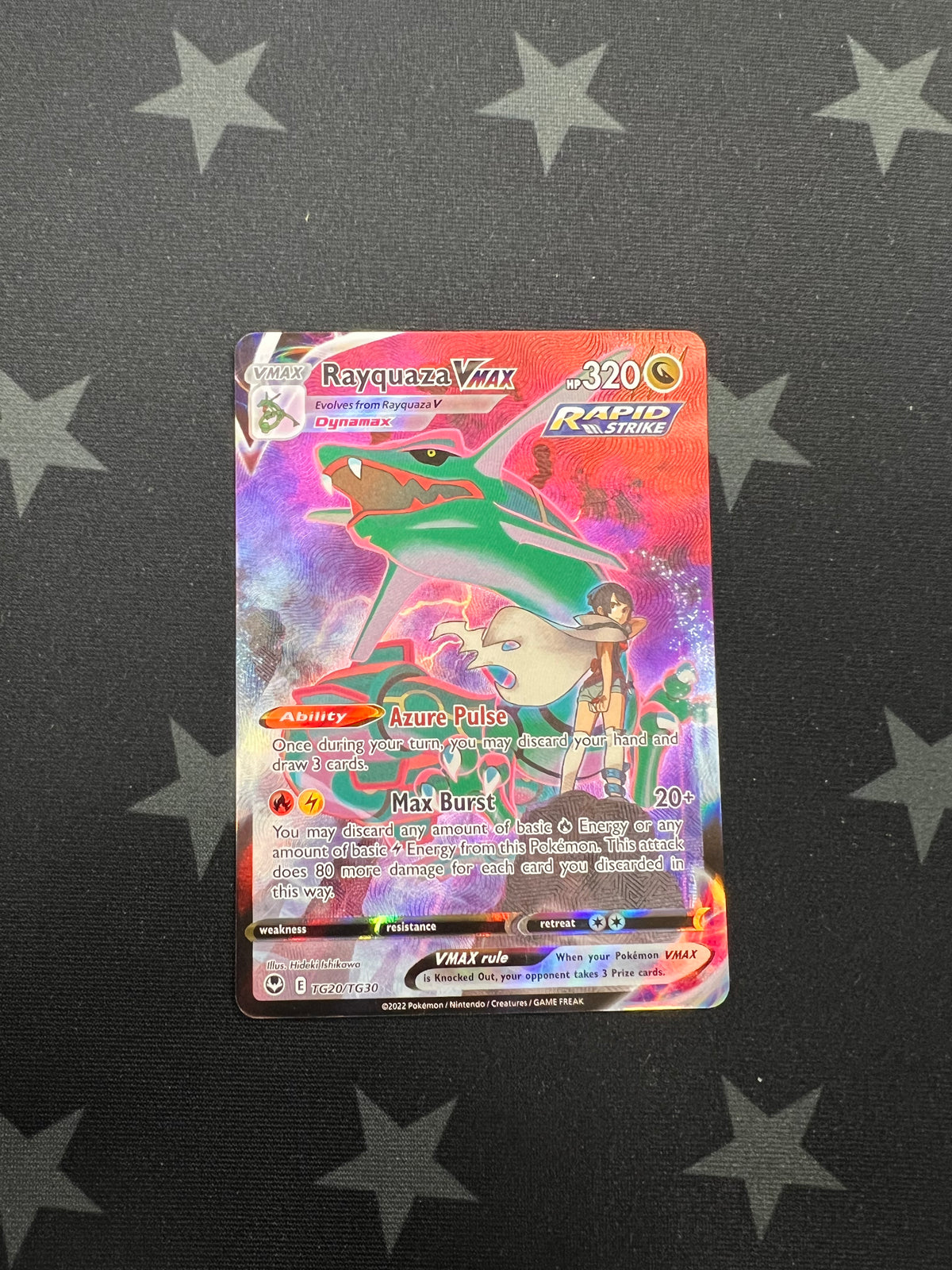2022 Pokemon Rayquaza V MAX TG20/TG30 (Ultra Rare) Silver Tempest