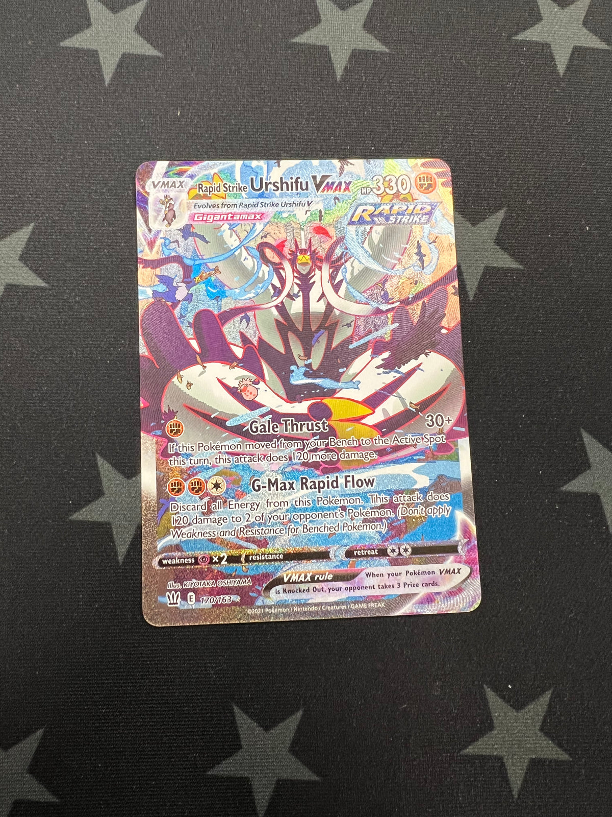 2021 Pokemon Rapid Strike Urshifu VMAX 170/163 (SR) Battle Styles