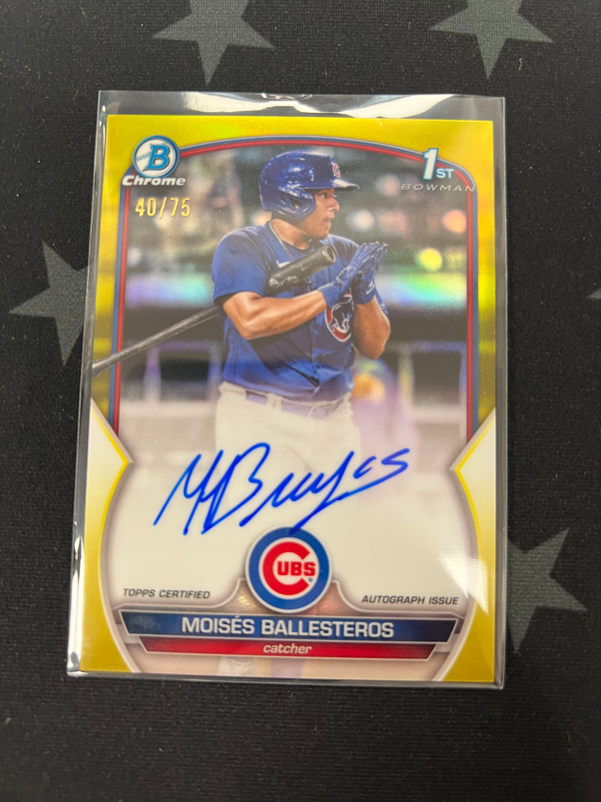 2023 Topps Bowman 1st Moises Ballesteros /75