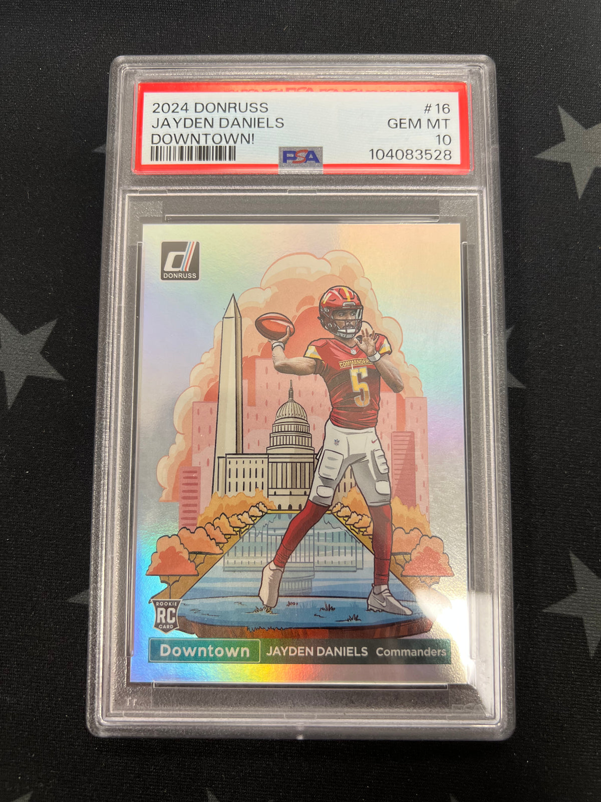 2024 Donruss Jayden Daniels Downtown PSA GEM MT 10