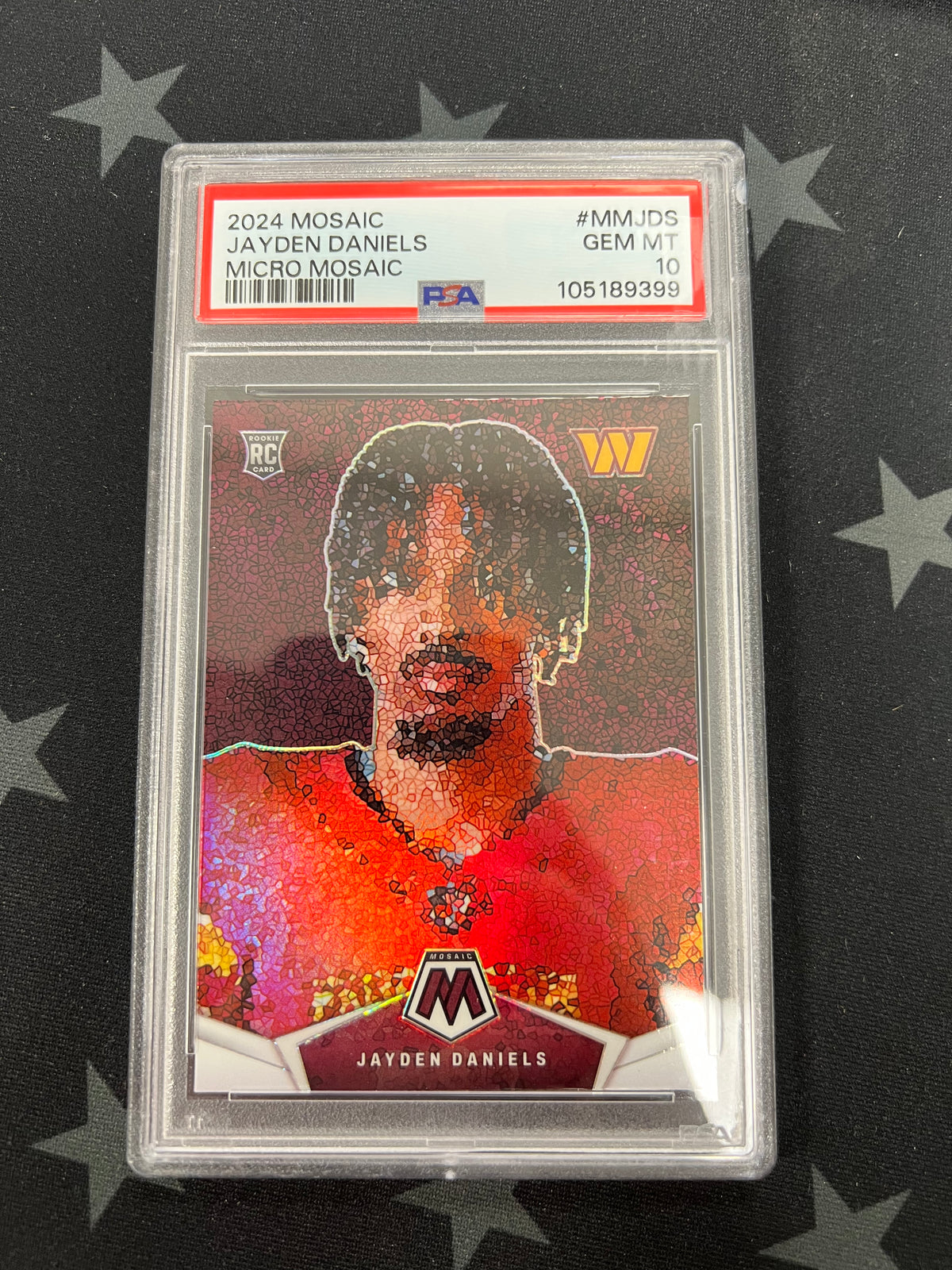2024 Mosaic Jayden Daniels Micro Mosaic PSA GEM MT 10