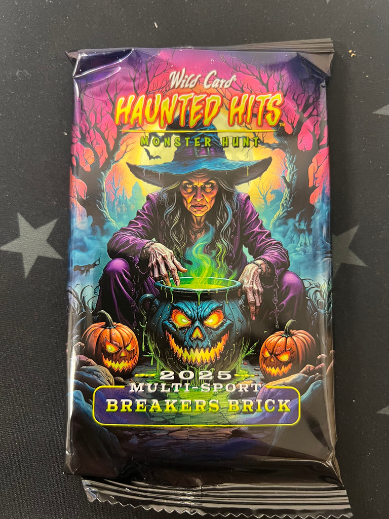 2025 Wild Card Haunted Hits Monster Hunt Multi Sport Breakers Brick Pa