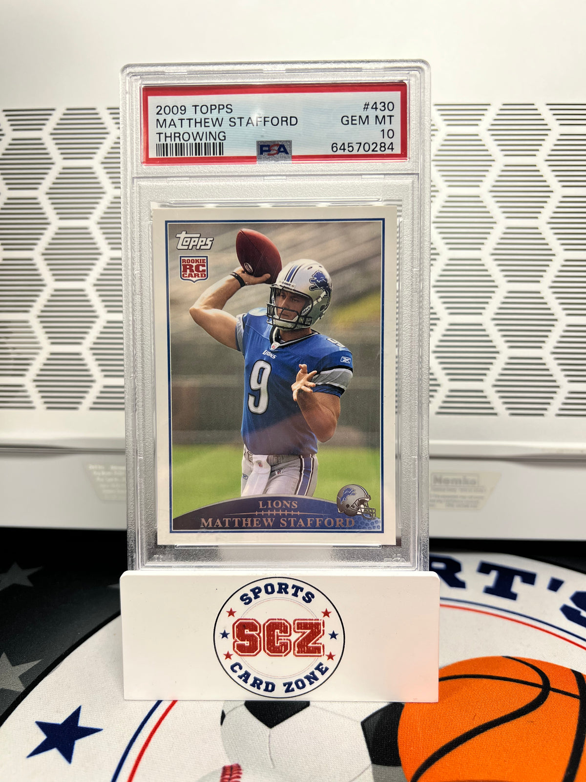 2009 Topps Matthew Stafford RC #430 PSA GEM MT 10