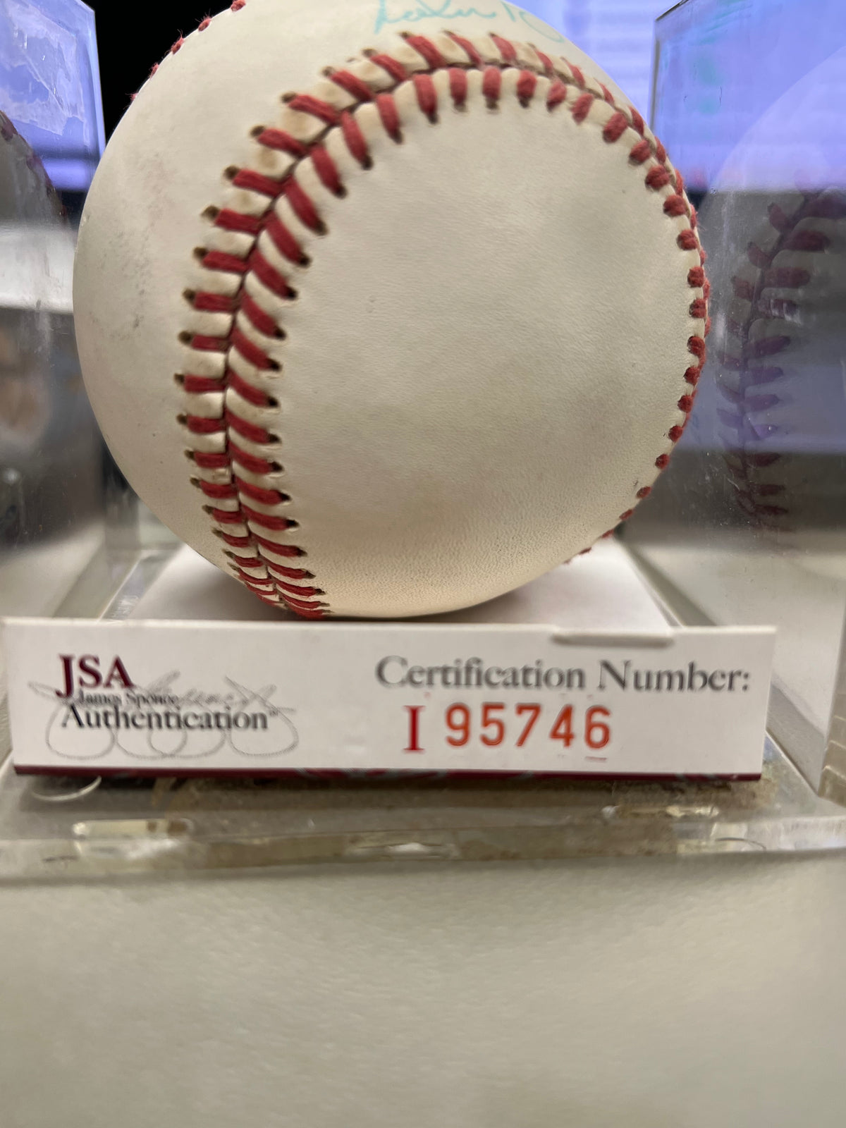 Nolan Ryan Autographed Baseball OMLB w/ JSA COA