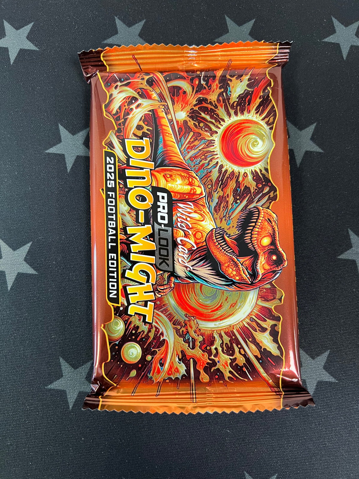 2025 Wild Card Dino-Might Pro-Look Football Hobby Pack