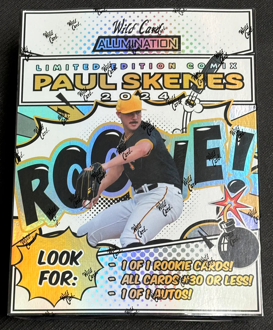 2024 Wild Card Alumination Paul Skenes Rookie Comix 12 Hobby Box Case