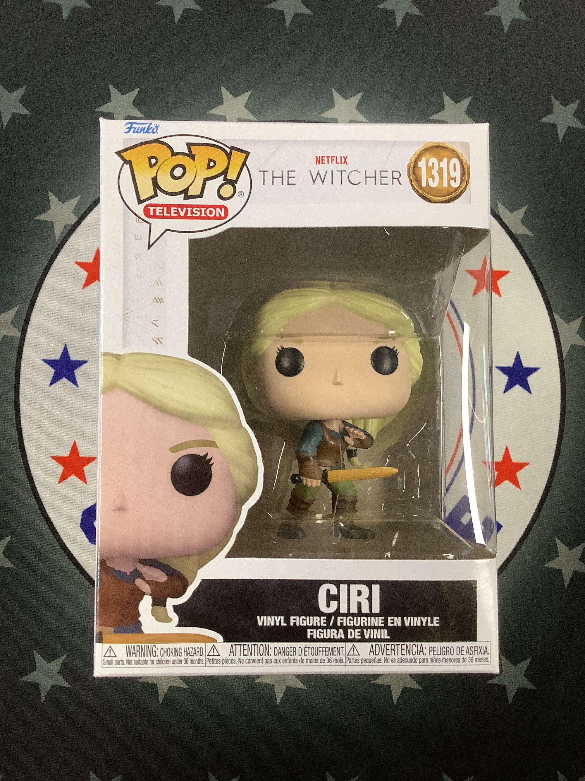 Ciri Funko Pop Television The Witcher 1319 W/ Protector