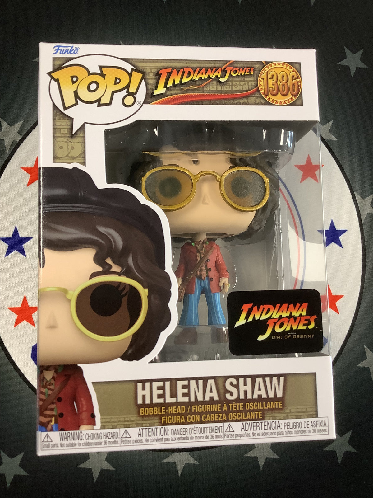 Helena Shaw Funko Pop Indiana Jones and the Dial of Destiny 1386 W/ Protector