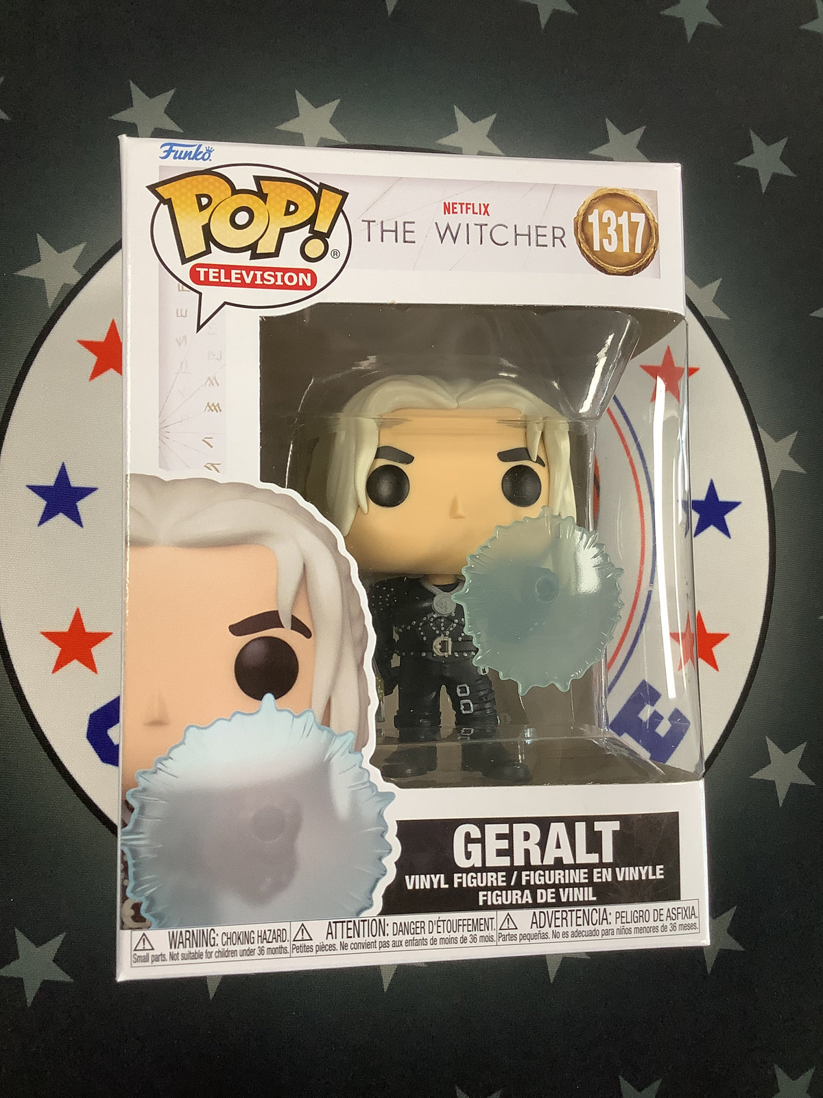 Geralt Funko Pop Television The Witcher 1317 W/ Protector