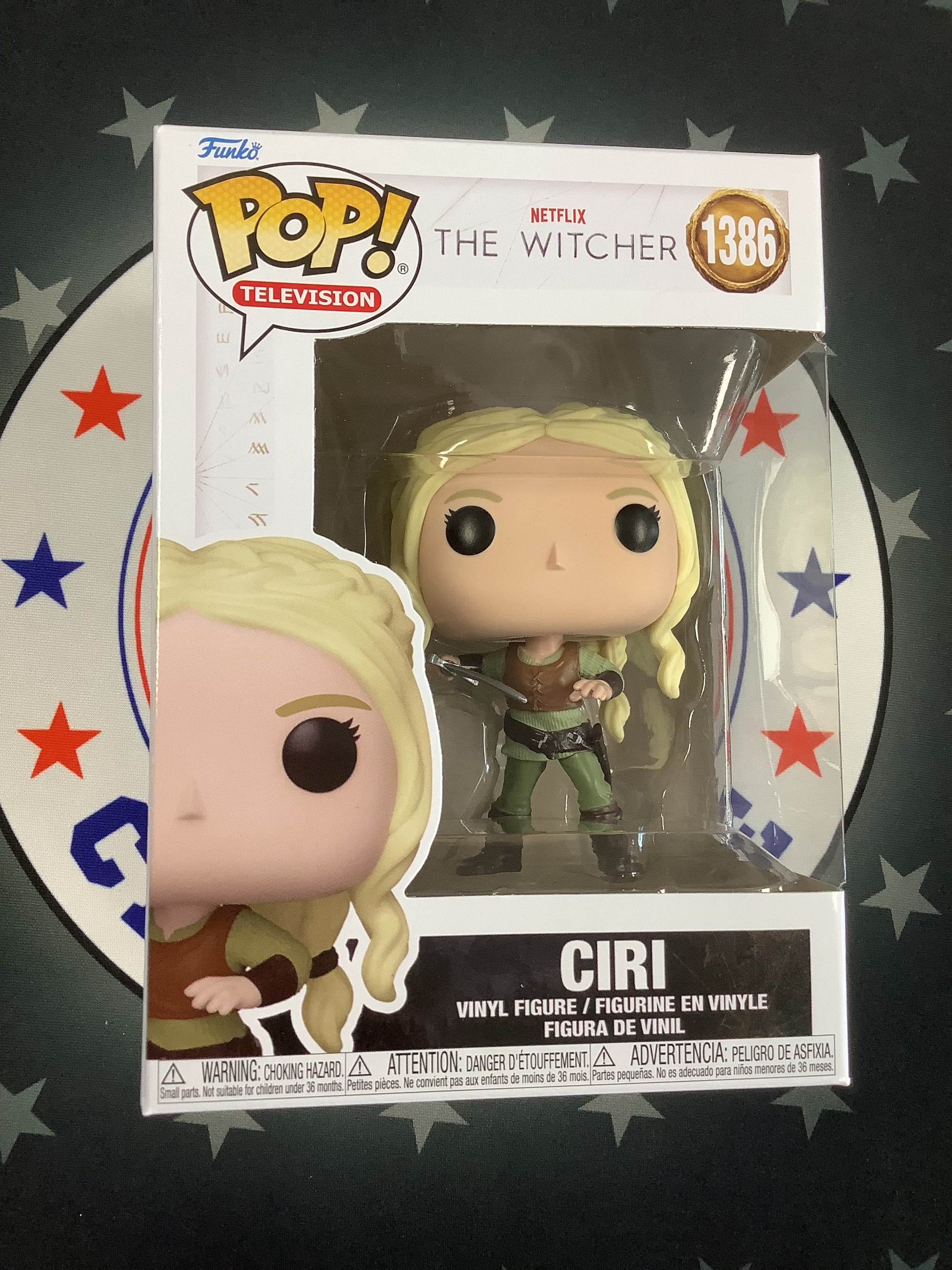 CIRI FUNKO POP TELEVISION THE WITCHER 1386 W/ PROTECTOR