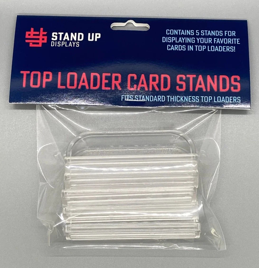 Stand up display standard size card stands