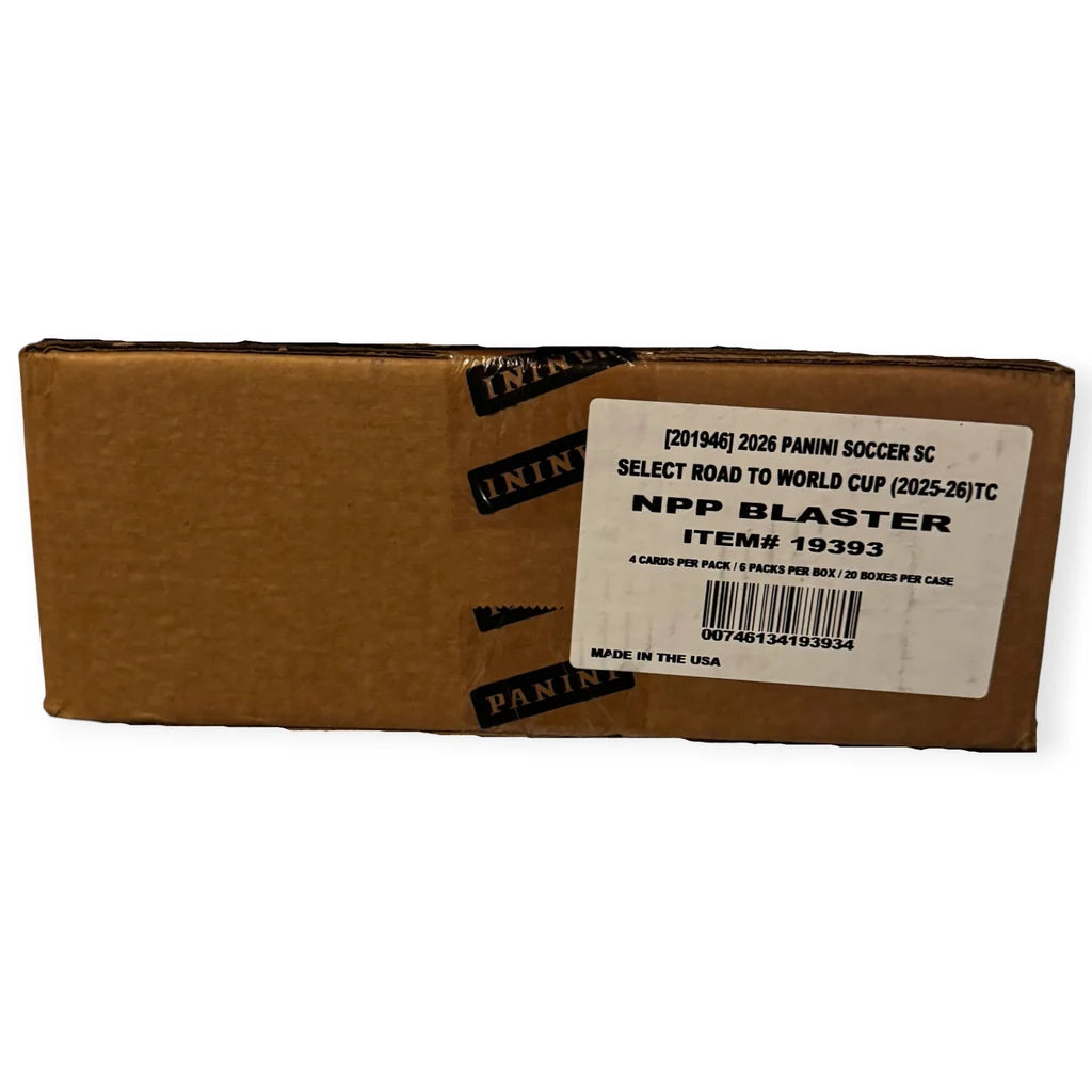 2026 Panini Select Road to World Cup Soccer Blaster 20 Box Case