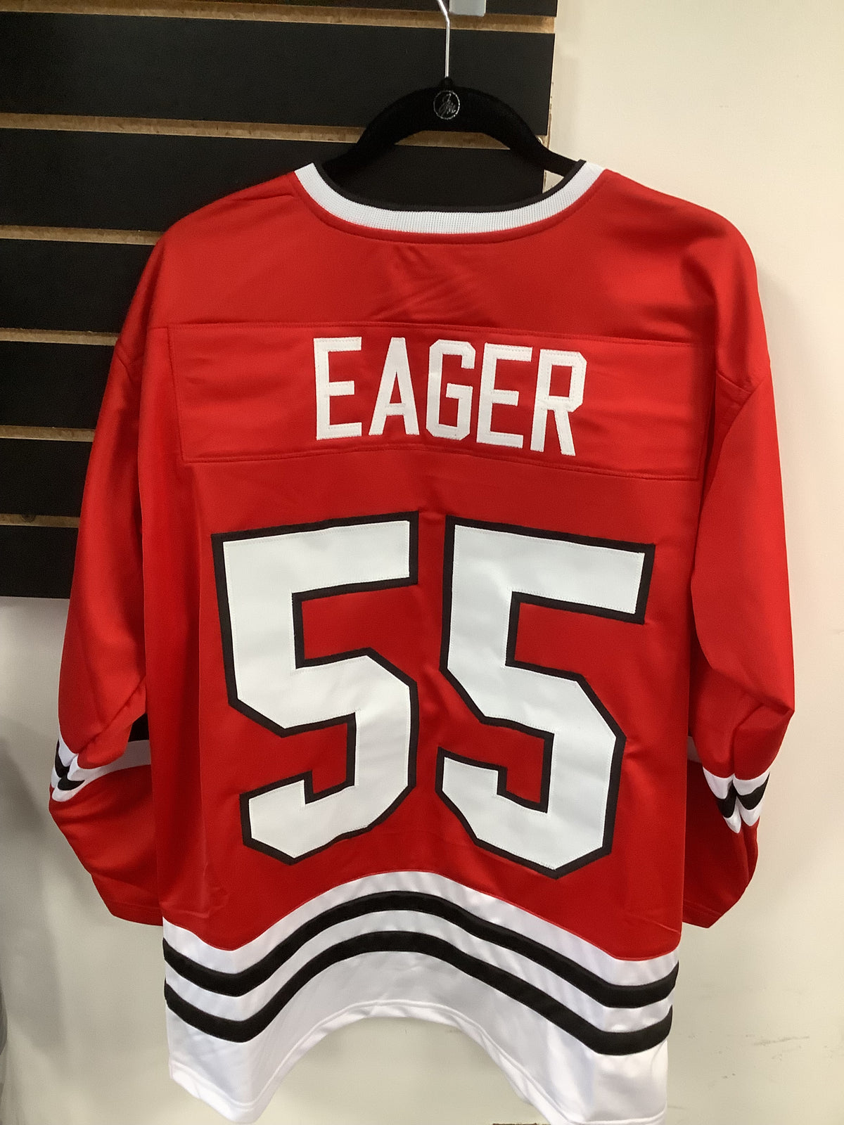 Ben Eager Custom Red Hockey Jersey