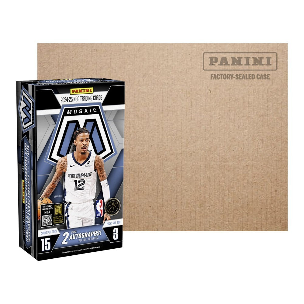 2024-25 Panini Mosaic Basketball Hobby 12 Box Case