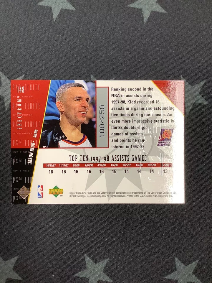 1997-98 UPPER DECK SPX JASSON KIDD STAR POWER PHOENIX SUNS #100/250