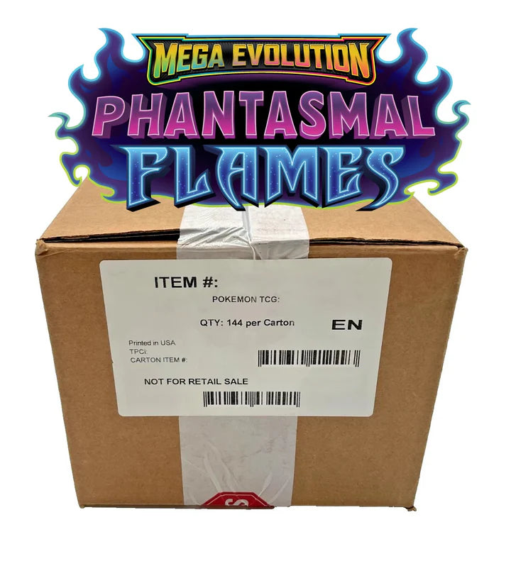 Pokemon Phantasmal Flames Sleeved Booster 144 Pack Case *PRESALE*
