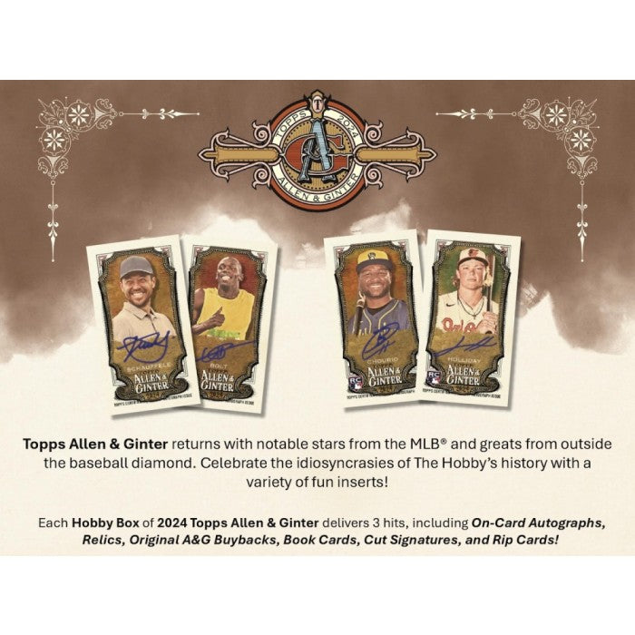 2024 Allen and Ginter Baseball 12 Hobby Box Case *Presale*