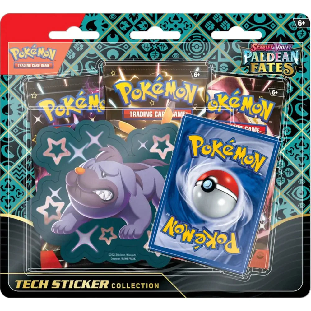 Pokemon Paldean Fates Tech Sticker Collection Case