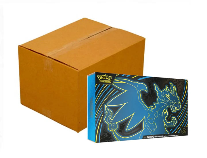 cardboard pokemon cards Pokemon Mega Charizard X ex Ultra Premium Collection 4 Box Case