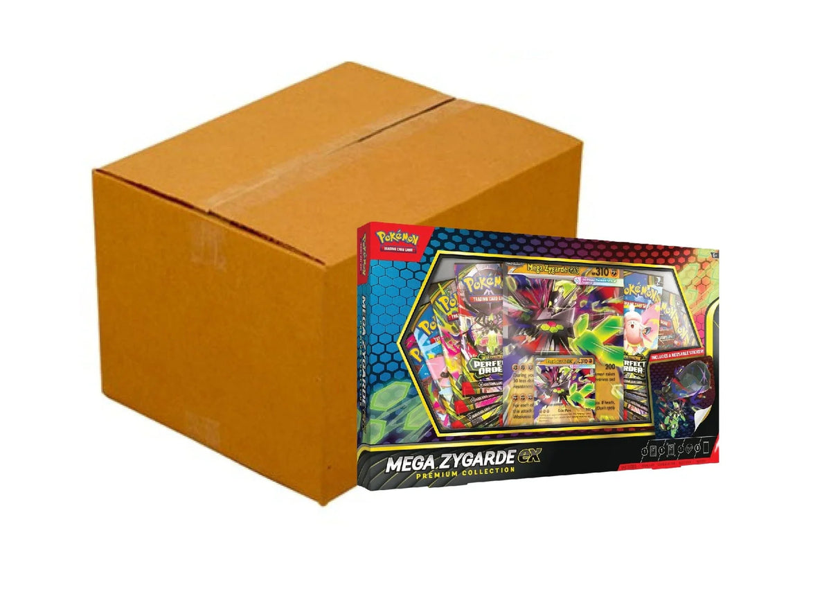 Pokemon Mega Zygarde EX Premium Collection 6 Box Case