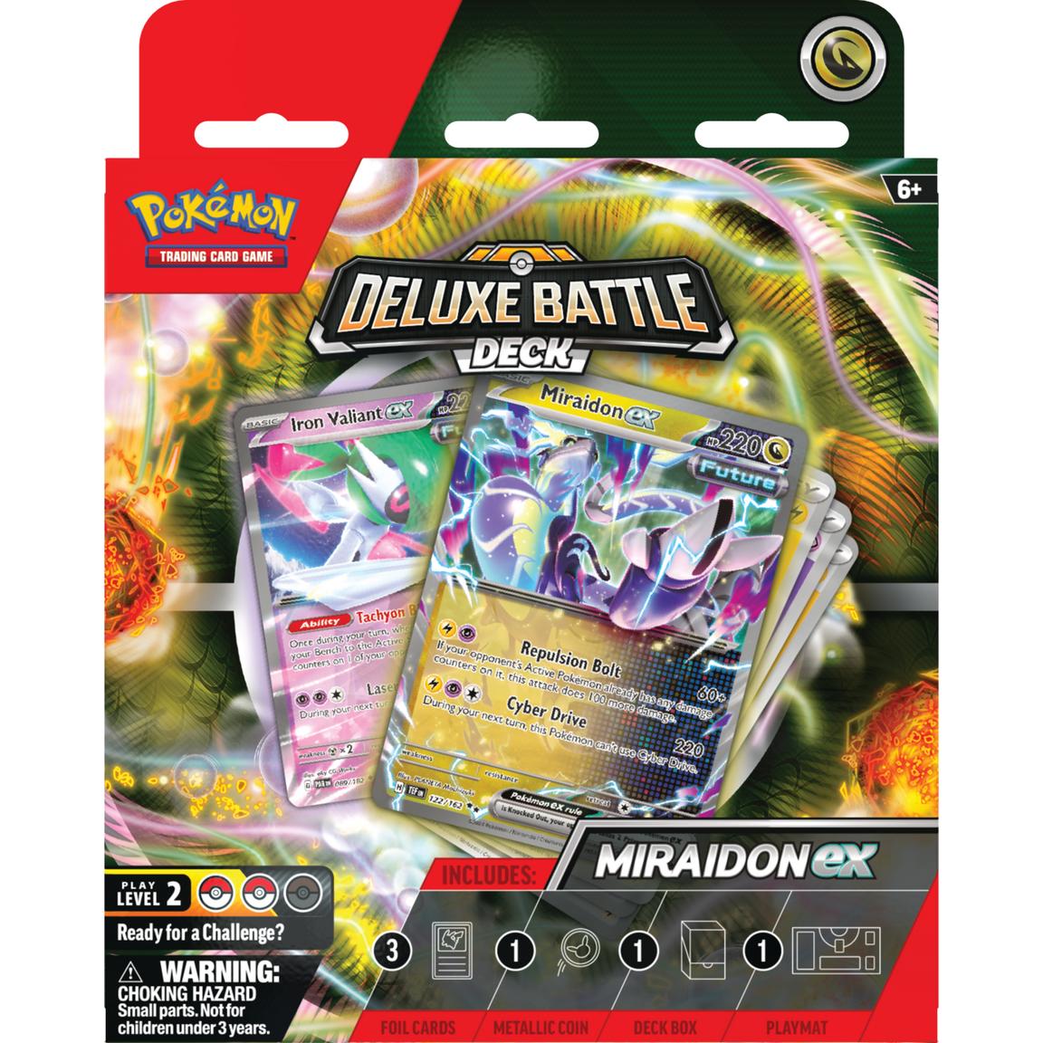 Pokemon Miraidon EX / Koraidon EX Battle Deck 6 Box Case